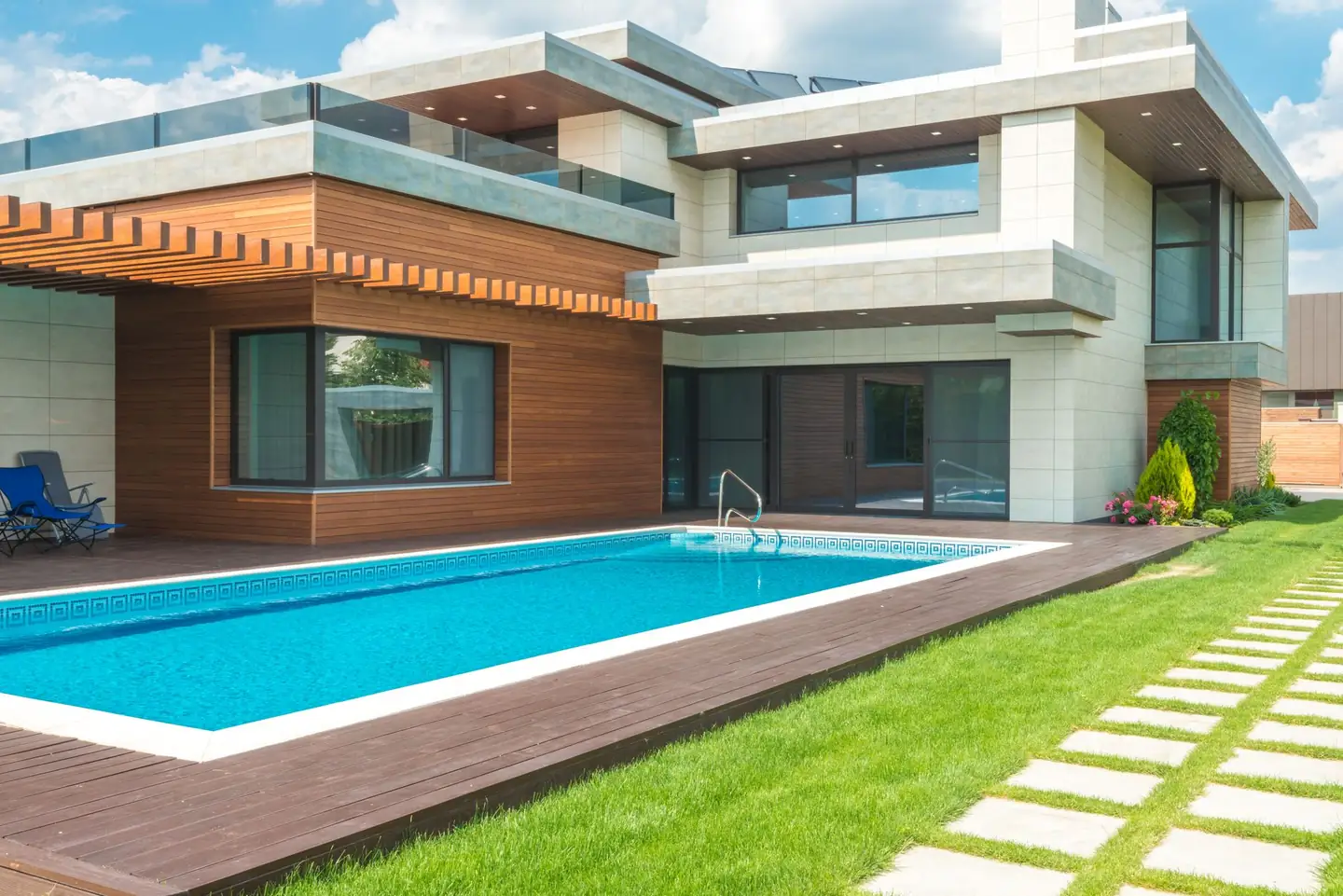 Swimming pool built in Blaxland, NSW